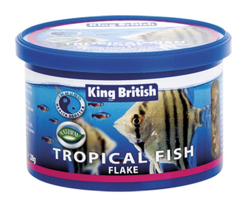 King British Tropical Fish Flake 28g